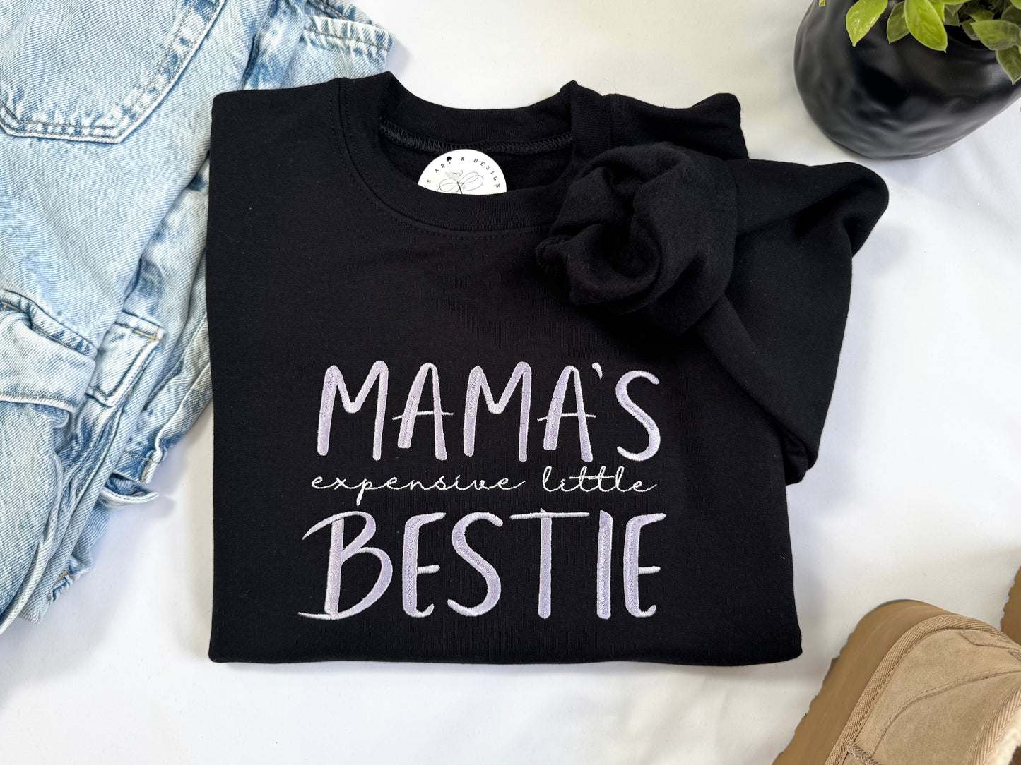 Mama’s Expensive Little Bestie Youth Sweatshirt