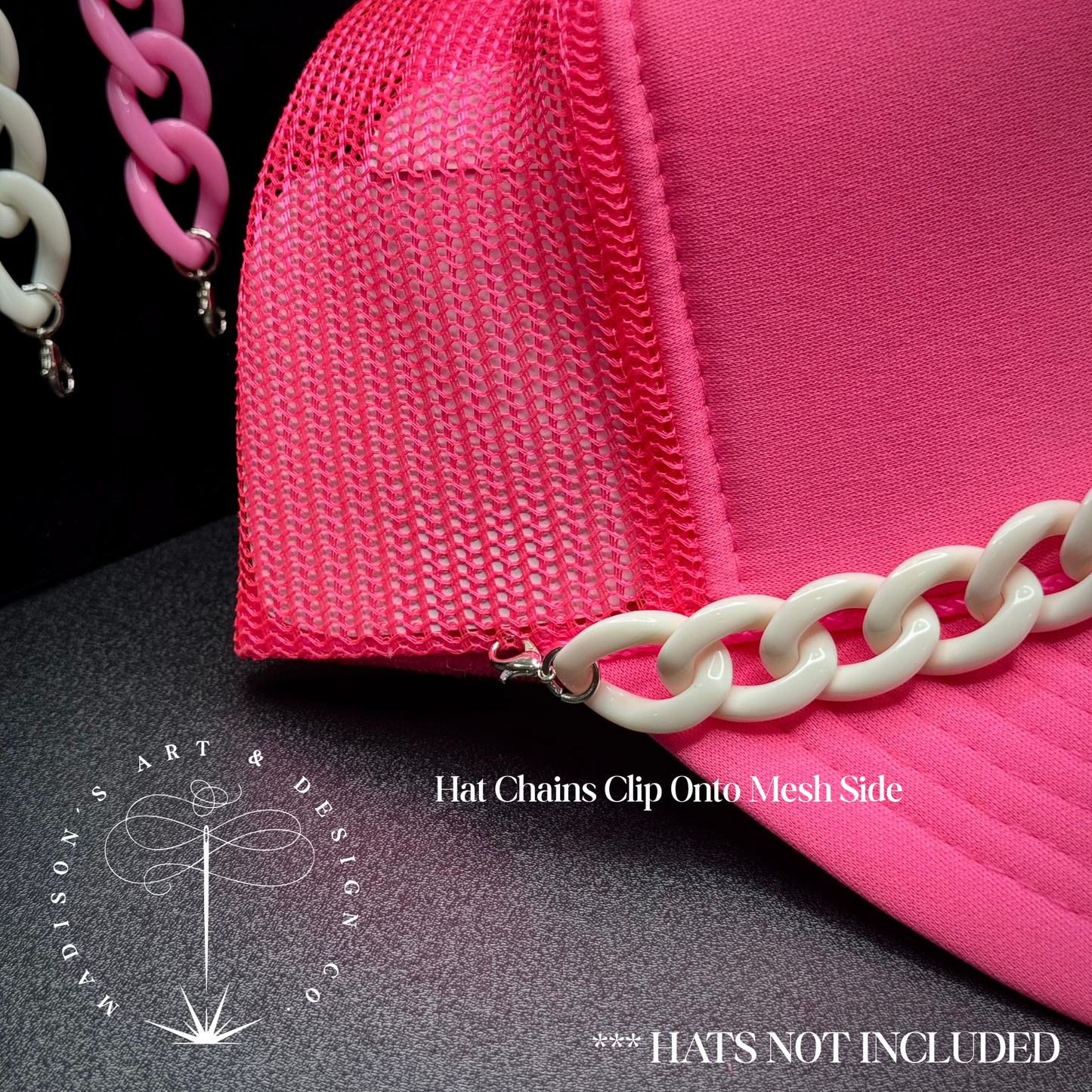 Chunky Acrylic Trucker Hat Chain