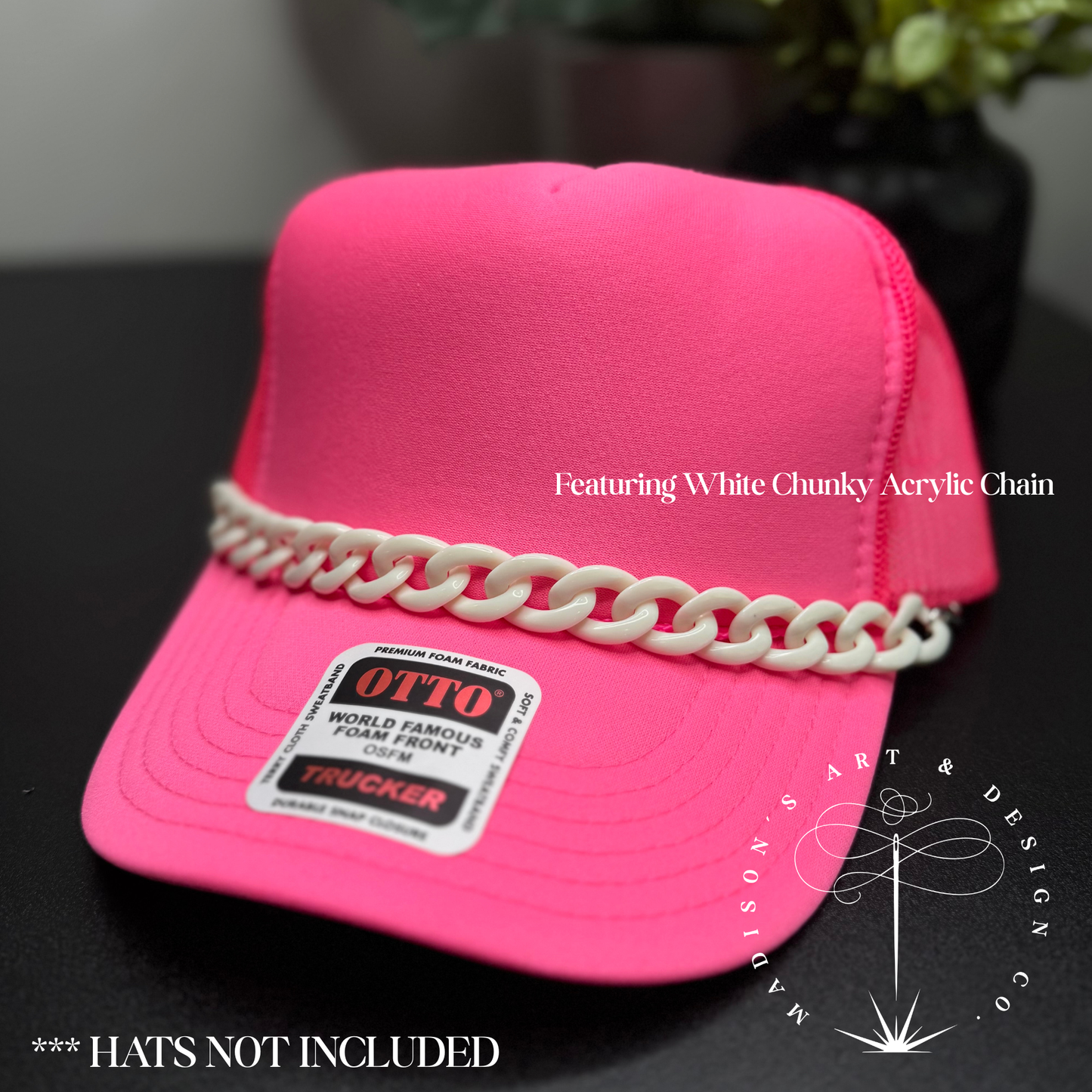 Chunky Acrylic Trucker Hat Chain