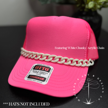 Chunky Acrylic Trucker Hat Chain