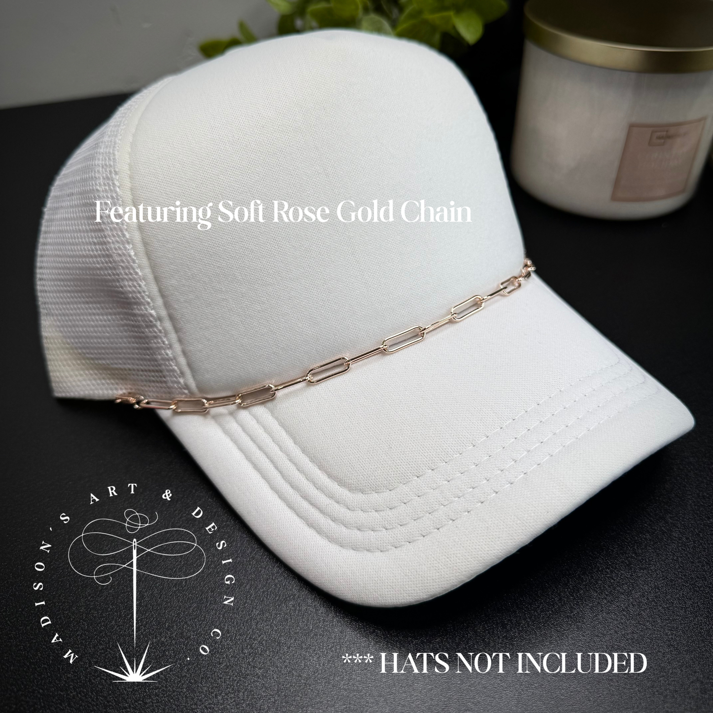 Large Paperclip Trucker Hat Chain