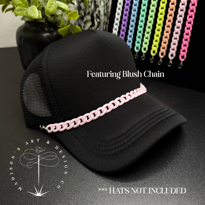Small Chunky Acrylic Trucker Hat Chain