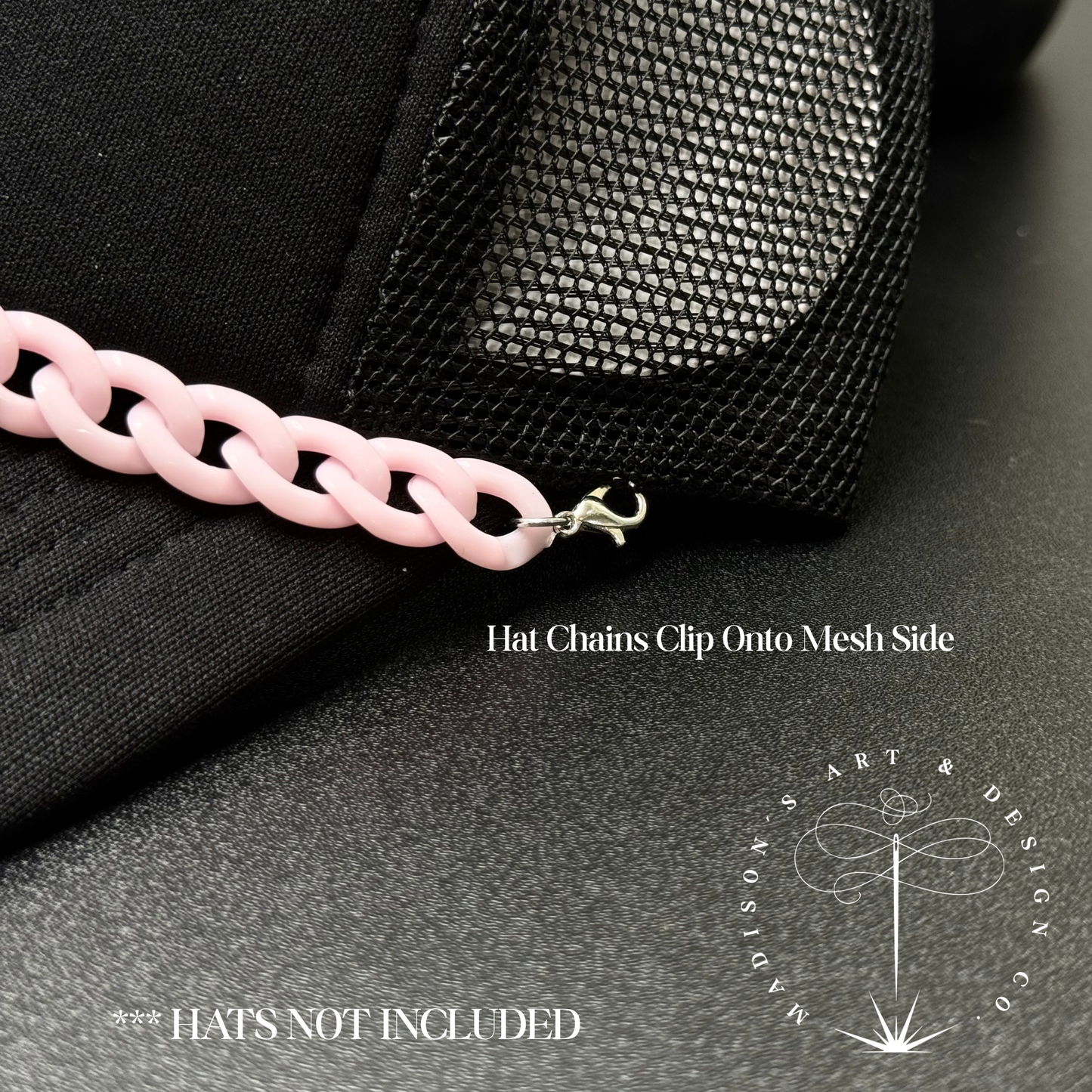 Small Chunky Acrylic Trucker Hat Chain