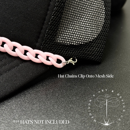 Small Chunky Acrylic Trucker Hat Chain