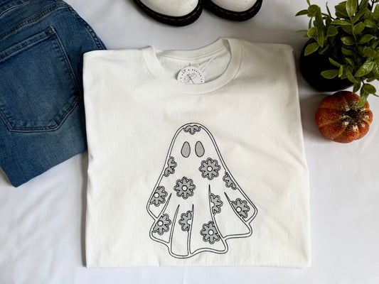 Floral Ghost Tee