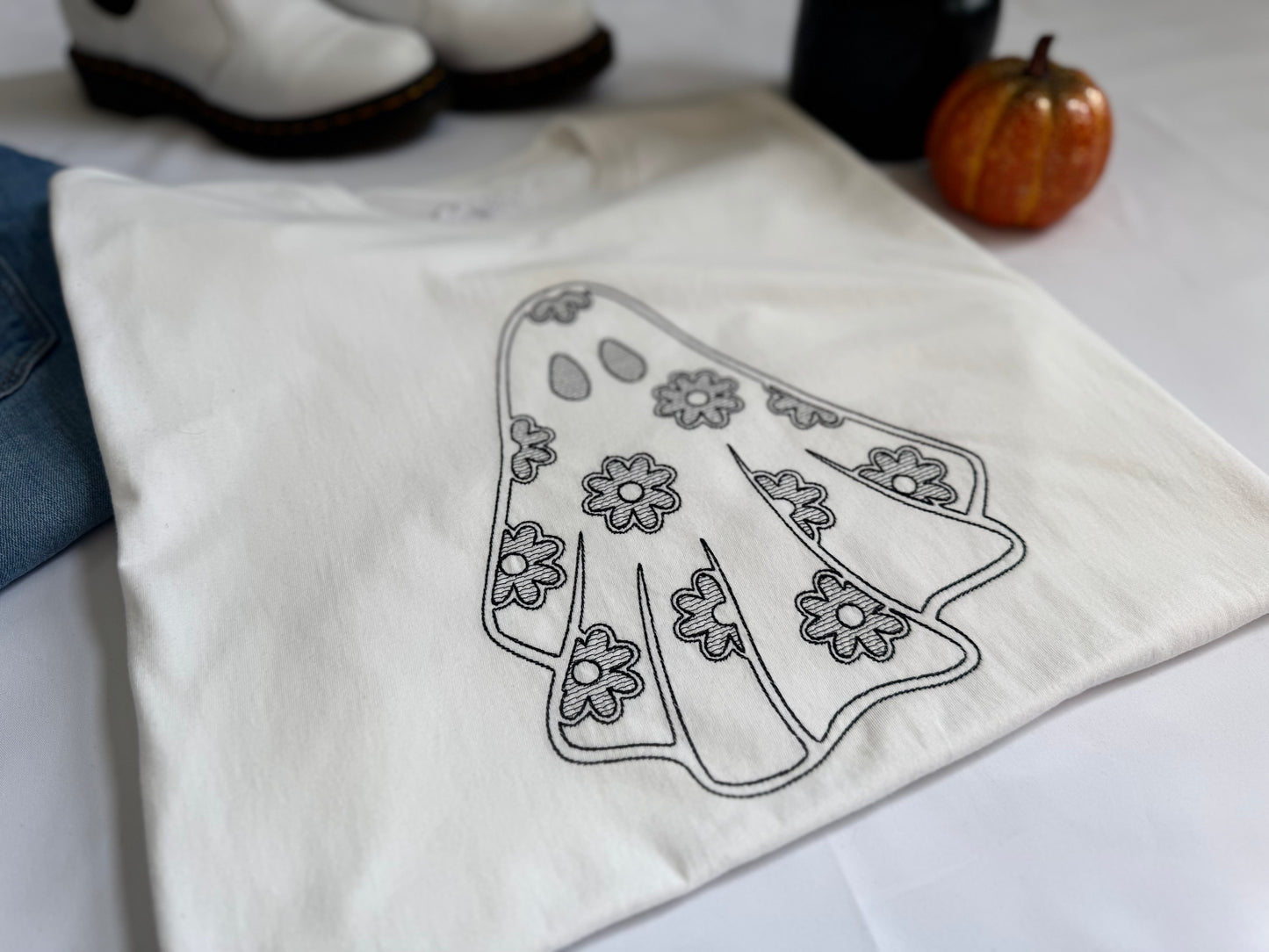 Floral Ghost Tee