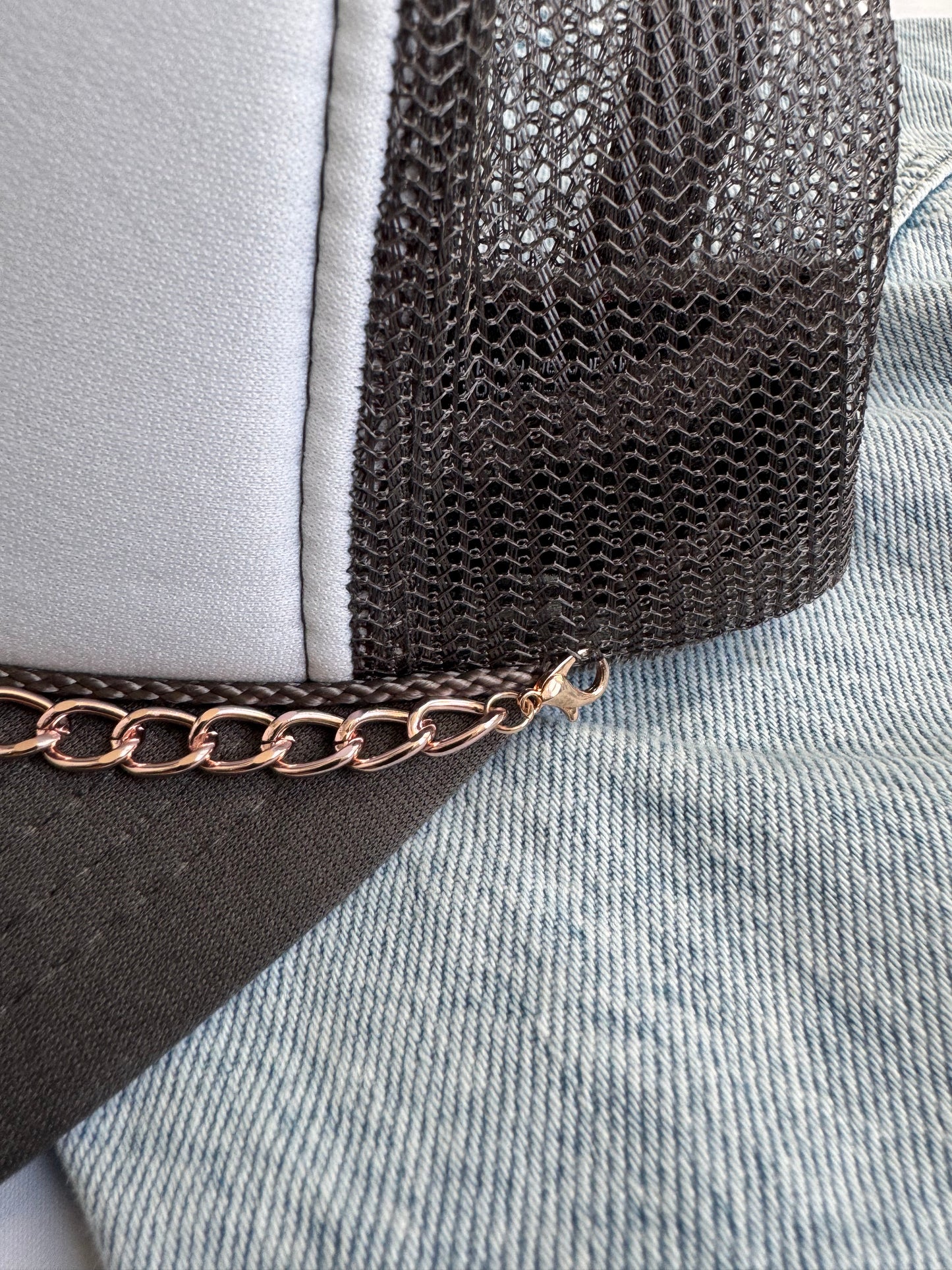 Curb Trucker Hat Chain