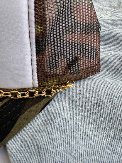 Cable Trucker Hat Chain