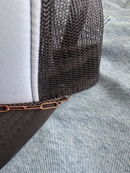 Large Paperclip Trucker Hat Chain