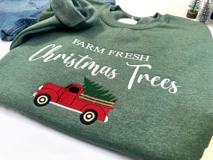 Farm Fresh Christmas Trees Sweatshirt