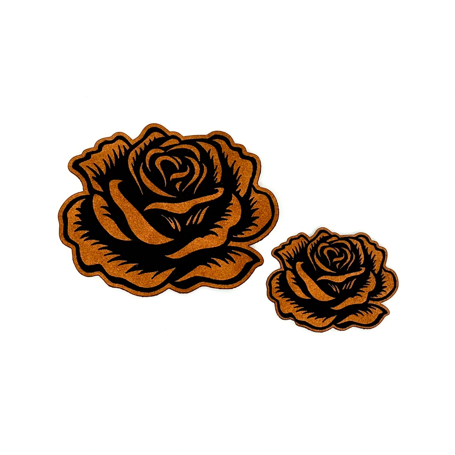 Rose Leatherette Patch