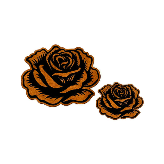 Rose Leatherette Patch